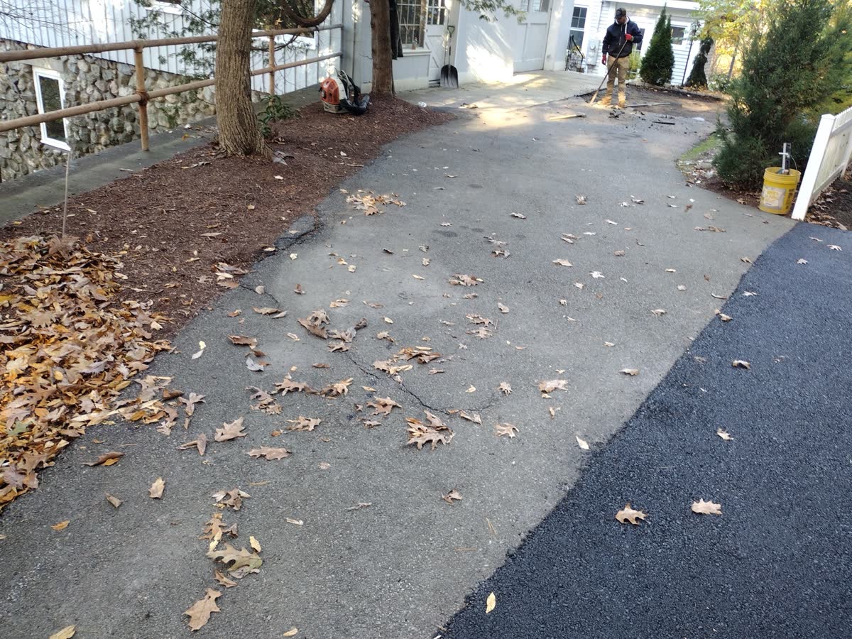 GOAT Hardscape seasonal cleanup in MetroWest Massachusetts